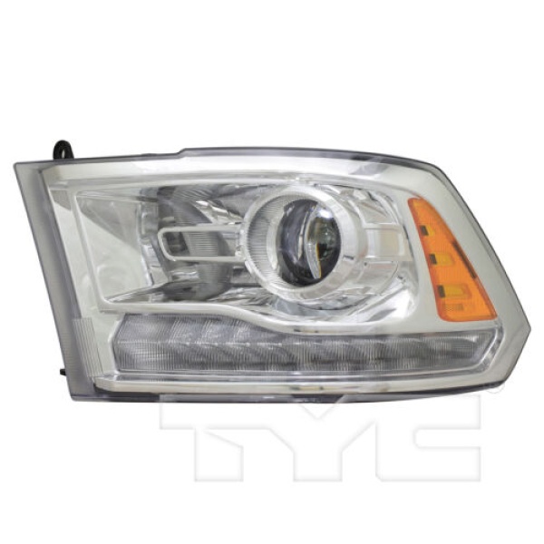 Optico Izquierdo Dodge RAM 2013-2018 AMPOLLETA HALOGENA Y Farol TIPO PROYECTOR (LUPA)